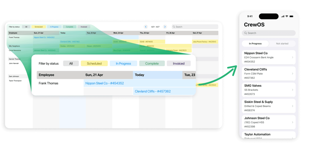 Intelligent Scheduling with crewOS in Industrial Field Service