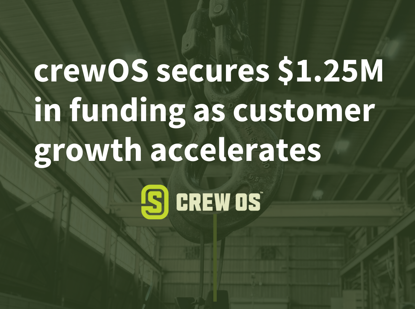 crewOS secures 1.25M in funding as customer growth accelerates