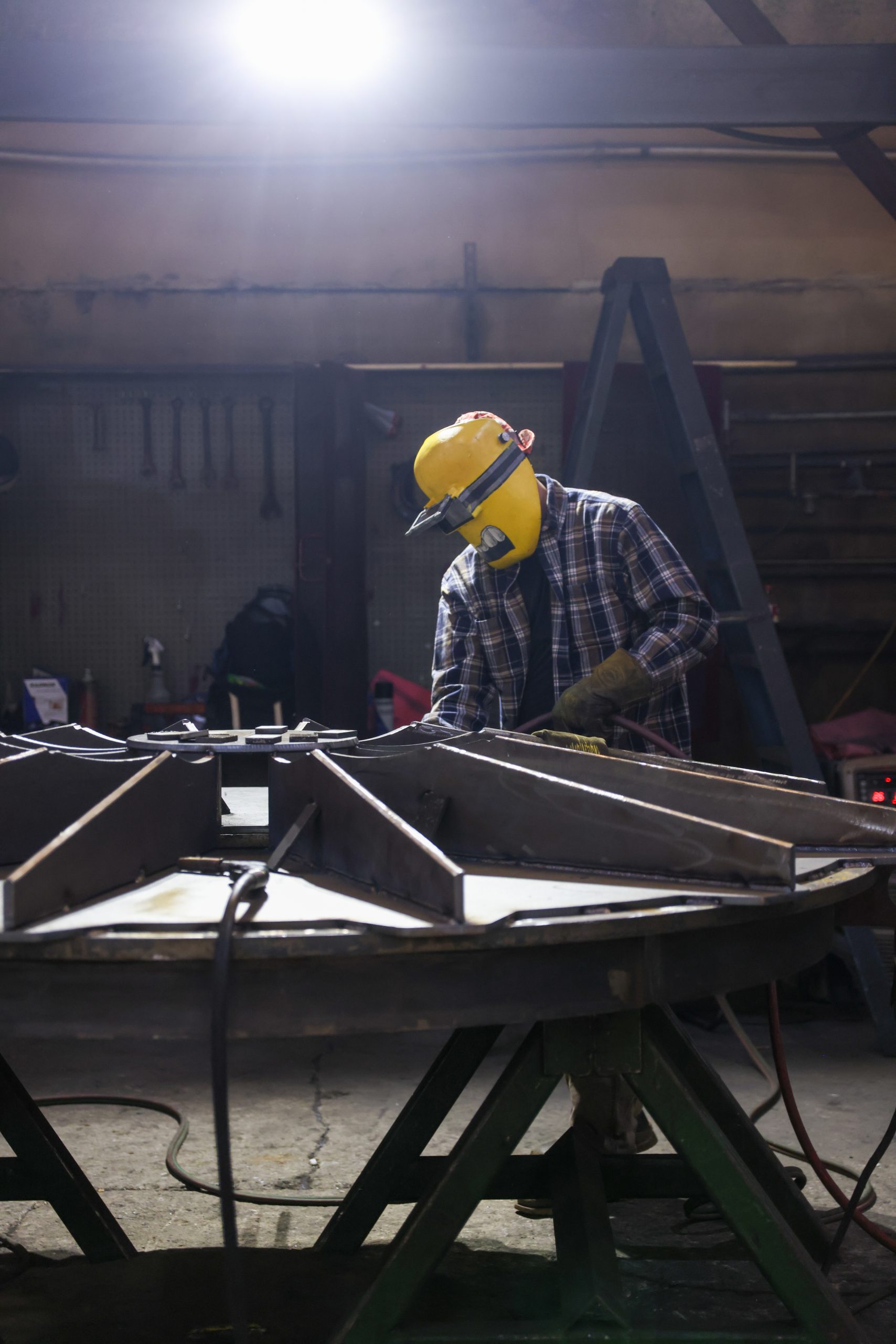 industrial field service team working